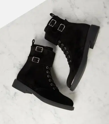 Gianvito Rossi Ripley suede combat boots | Thumbnail 4 Gianvito Rossi Ripley suede combat boots | Thumbnail 4