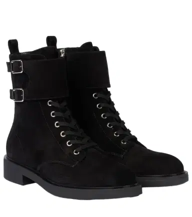 Gianvito Rossi Ripley suede combat boots | Thumbnail 1 Gianvito Rossi Ripley suede combat boots | Thumbnail 1