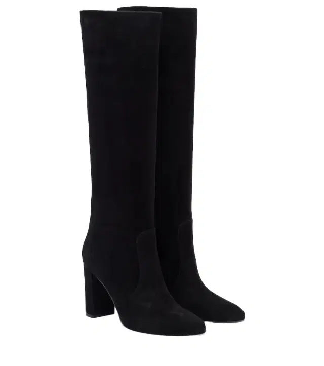 Gianvito Rossi Glen 85 suede knee-high boots