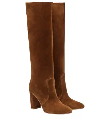 Gianvito Rossi Glen 85 suede knee-high boots | Thumbnail 1 Gianvito Rossi Glen 85 suede knee-high boots | Thumbnail 1