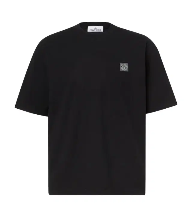 Embroidered cotton jersey T-shirt