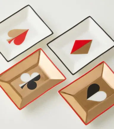 Jonathan Adler Dealer's Choice set of 4 decorative trays | Thumbnail 4