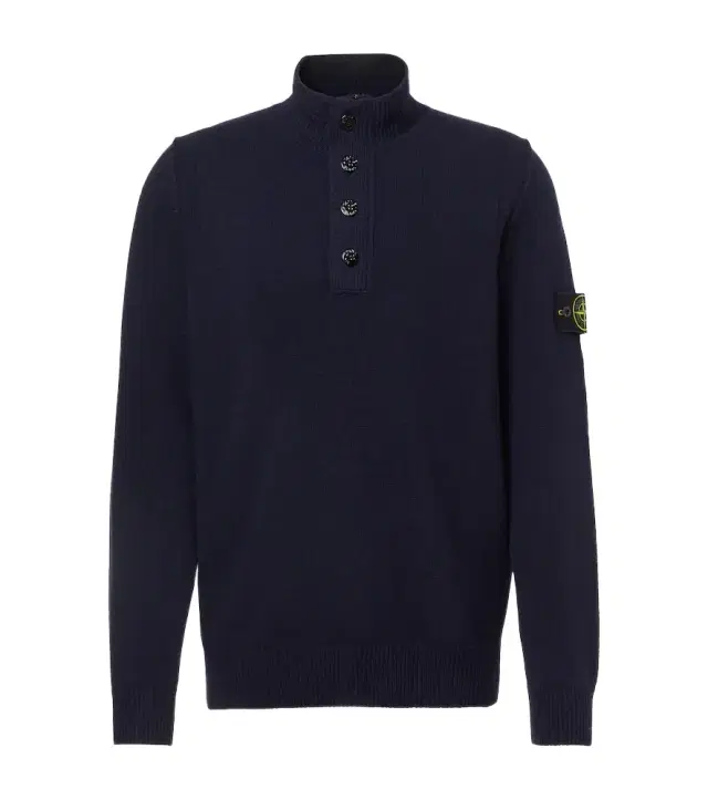 Compass wool-blend polo sweater