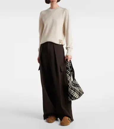 Burberry Checked suede clogs | Thumbnail 5 Burberry Checked suede clogs | Thumbnail 5