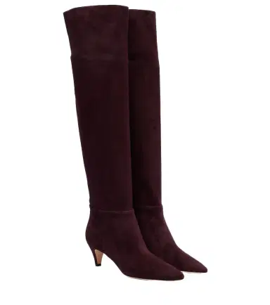 Gianvito Rossi Elise suede knee-high boots | Thumbnail 1