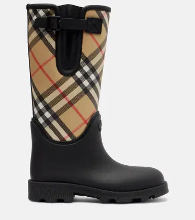 Burberry Marsh Check rain boots | Thumbnail 4 Burberry Marsh Check rain boots | Thumbnail 4