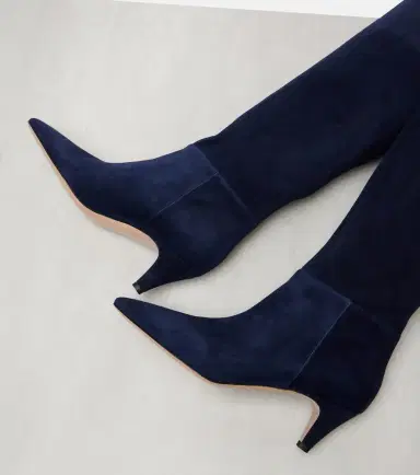 Gianvito Rossi Elise suede knee-high boots | Thumbnail 3 Gianvito Rossi Elise suede knee-high boots | Thumbnail 3