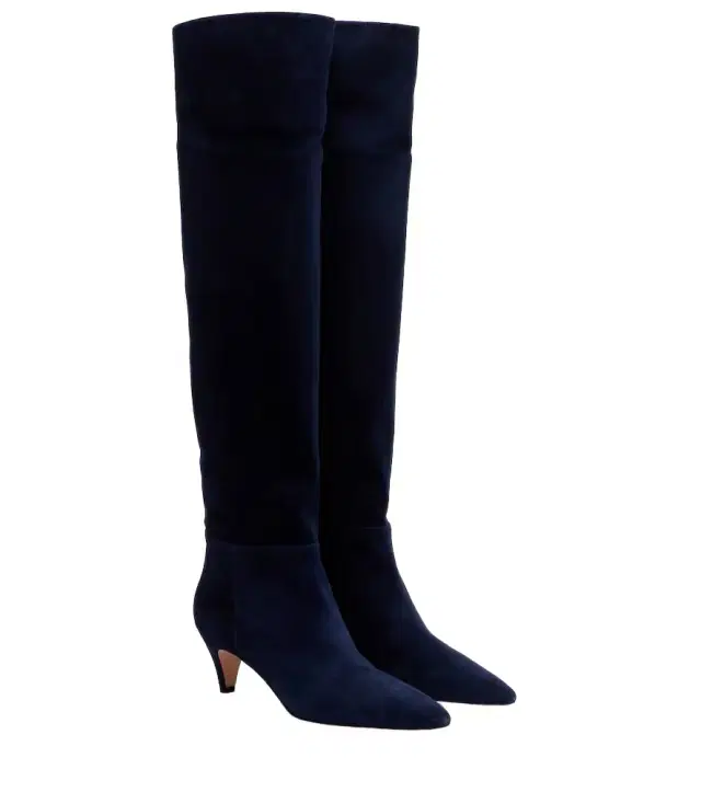 Gianvito Rossi Elise suede knee-high boots