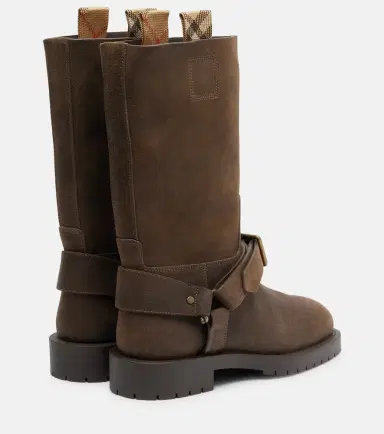 Burberry Soft Saddle suede knee-high boots | Thumbnail 2 Burberry Soft Saddle suede knee-high boots | Thumbnail 2