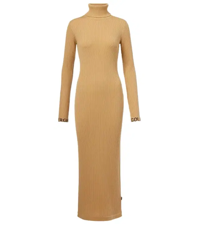 Goldbergh Mireille ribbed-knit maxi dress
