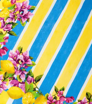 Dolce & Gabbana Casa Taormina striped cotton cushion | Thumbnail 2