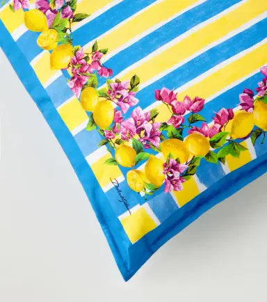 Dolce & Gabbana Casa Taormina striped cotton cushion | Thumbnail 5