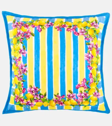 Dolce & Gabbana Casa Taormina striped cotton cushion | Thumbnail 2