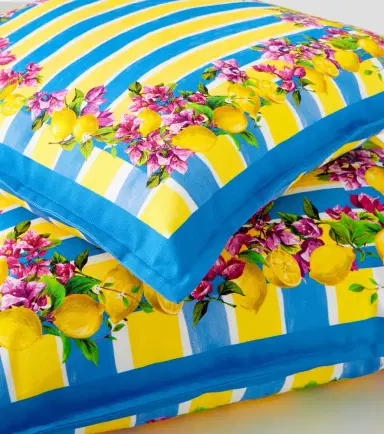 Dolce & Gabbana Casa Taormina striped cotton cushion | Thumbnail 4