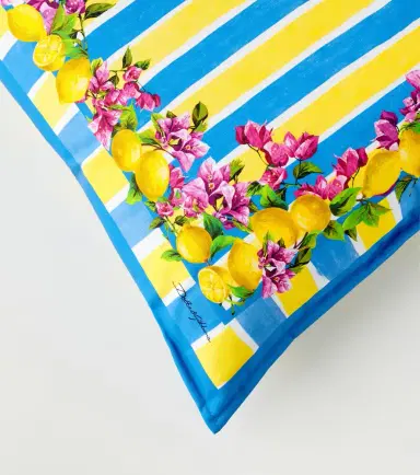 Dolce & Gabbana Casa Taormina striped cotton cushion | Thumbnail 5