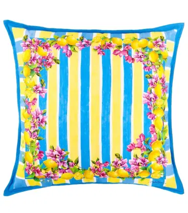 Dolce & Gabbana Casa Taormina striped cotton cushion | Thumbnail 1