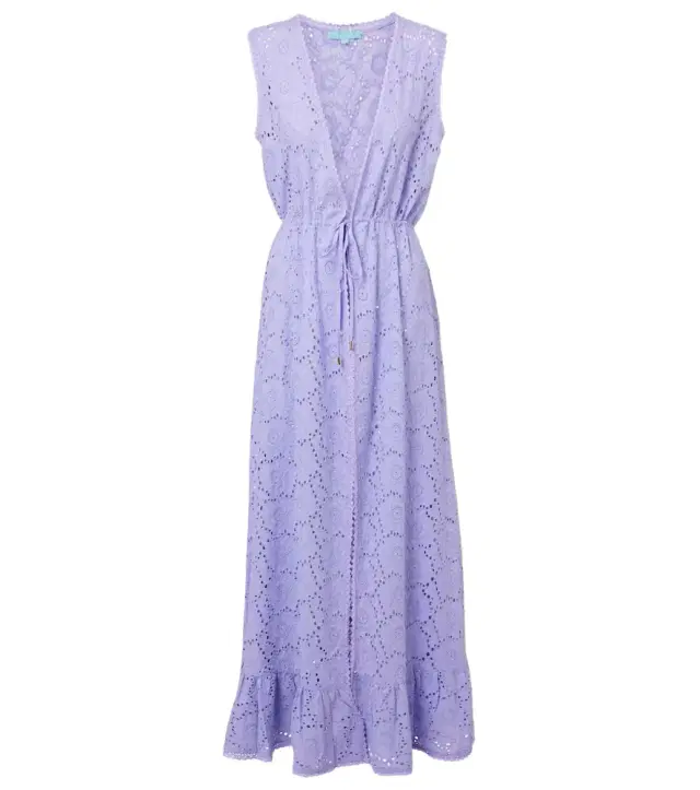 Melissa Odabash Tessa cotton lace beach cover-up