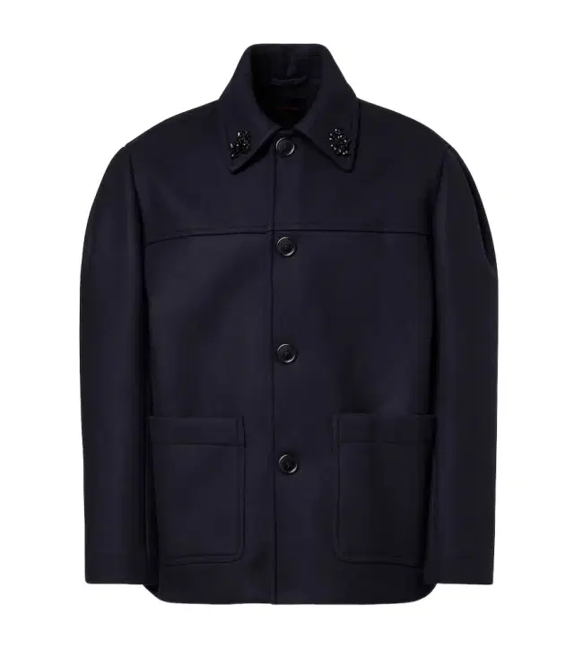 Simone Rocha Embellished wool-blend jacket