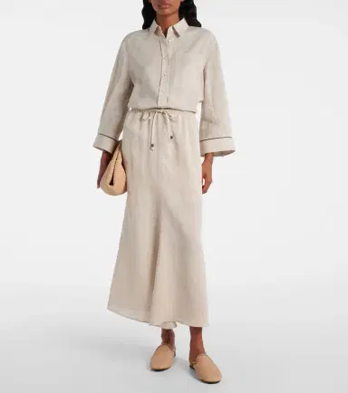 Brunello Cucinelli Monili raffia mules | Thumbnail 2