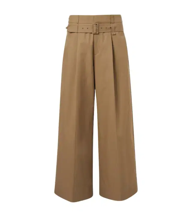 Simone Rocha Cotton-blend canvas wide-leg pants