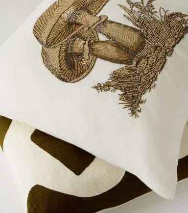 Jonathan Adler Ojai Branch wool and cotton cushion | Thumbnail 2