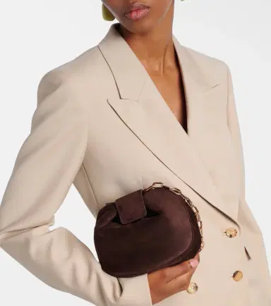 Gabriela Hearst Soft Demi suede clutch | Thumbnail 4