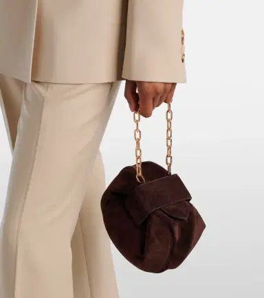 Gabriela Hearst Soft Demi suede clutch | Thumbnail 5