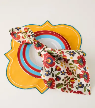 La DoubleJ Windflower Large set of 2 linen napkins | Thumbnail 3