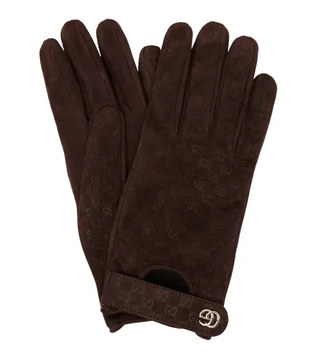 Gucci GG jacquard suede gloves