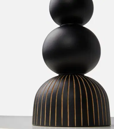 Zanat Aurora Large wood candle holder by Ludovica and Roberto Palomba | Thumbnail 2