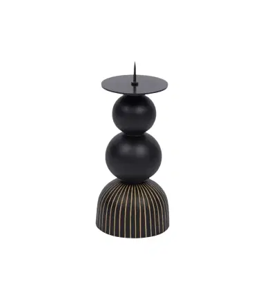 Zanat Aurora Large wood candle holder by Ludovica and Roberto Palomba | Thumbnail 1