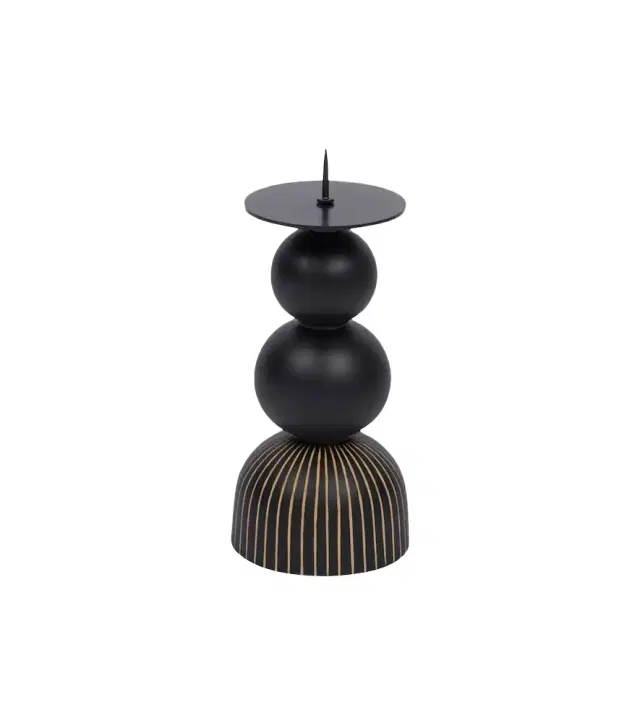 Zanat Aurora Large wood candle holder by Ludovica and Roberto Palomba