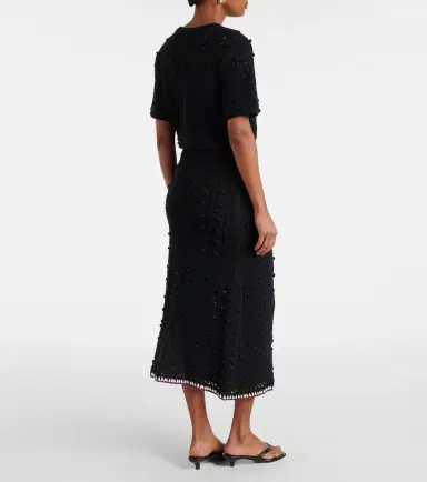 Dorothee Schumacher Cotton-blend midi skirt | Thumbnail 2