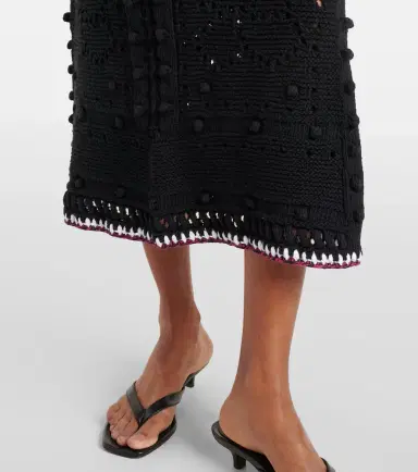 Dorothee Schumacher Cotton-blend midi skirt | Thumbnail 3