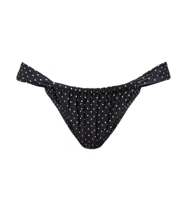 Same Polka-dot ruched bikini bottoms | Thumbnail 1