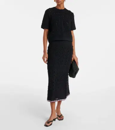 Dorothee Schumacher Open-knit cotton-blend top | Thumbnail 2