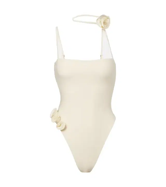 Same Rose Choker asymmetrical swimsuit