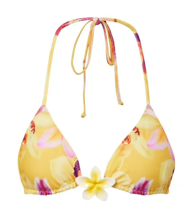 Same Island floral bikini top