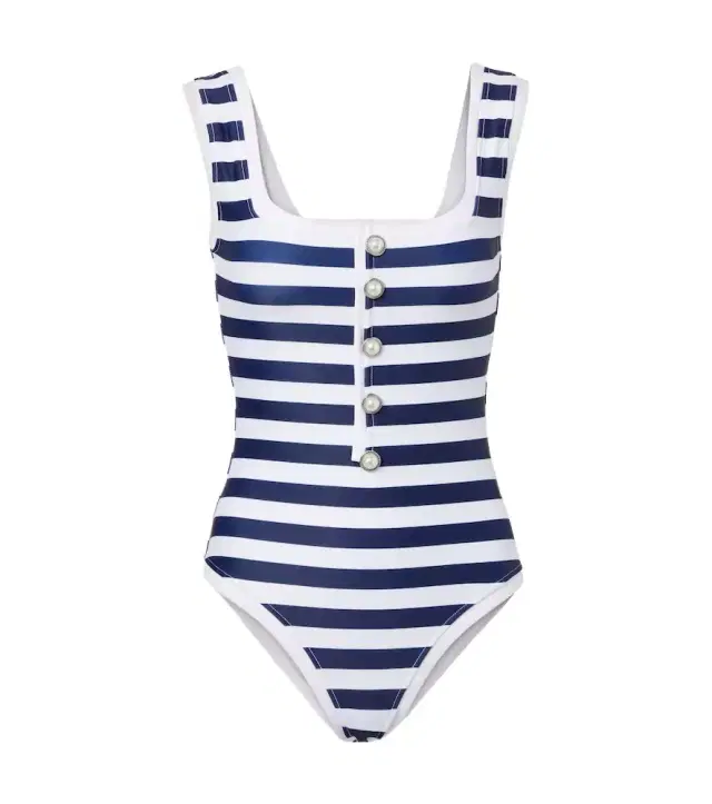 Same Grace striped swimsuit