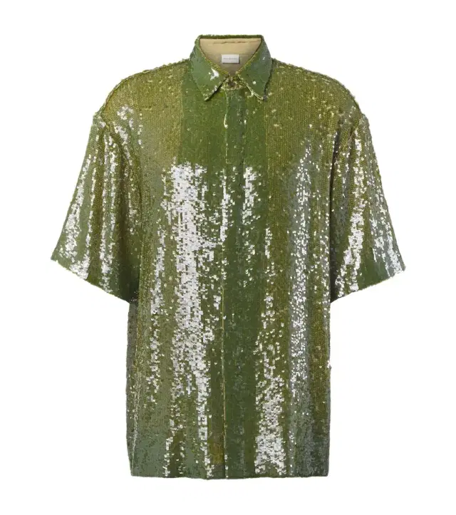 Dries Van Noten Sequined shirt