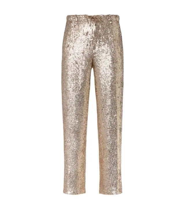 Dries Van Noten Sequined straight pants