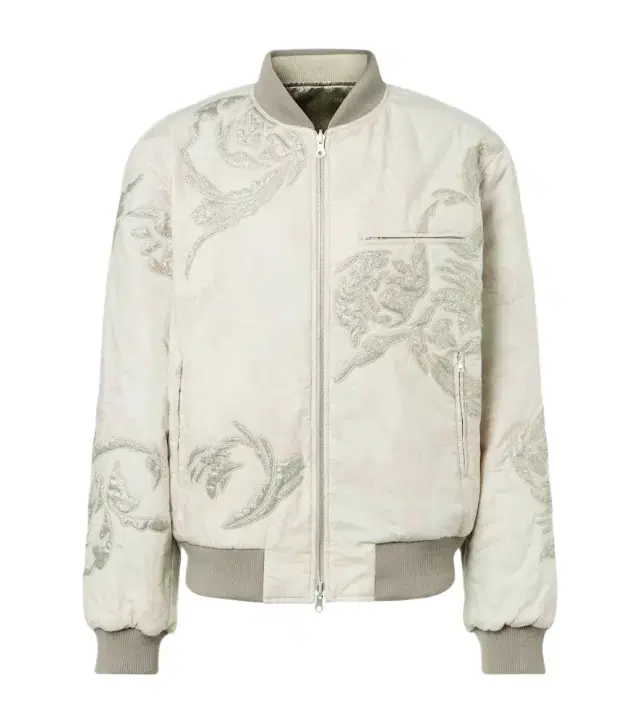 Dries Van Noten Embroidered cotton bomber jacket
