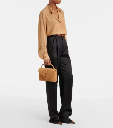 Saint Laurent Collège Medium leather shoulder bag | Thumbnail 3