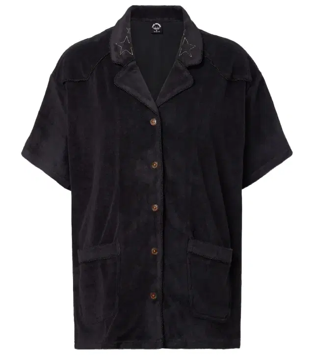 Saddle Up cotton-blend terry shirt