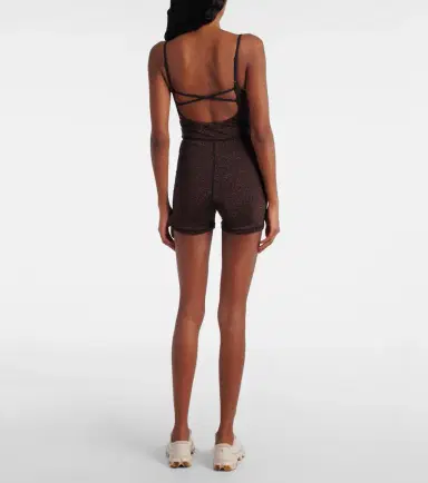 The Upside Arizona Kiva lamé jersey bodysuit | Thumbnail 3 The Upside Arizona Kiva lamé jersey bodysuit | Thumbnail 3