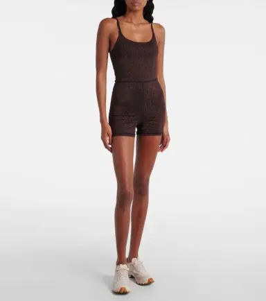 The Upside Arizona Kiva lamé jersey bodysuit | Thumbnail 4 The Upside Arizona Kiva lamé jersey bodysuit | Thumbnail 4