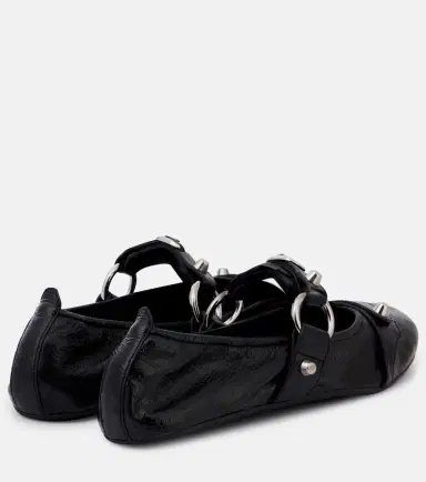 Balenciaga Le City leather Mary Jane flats | Thumbnail 5 Balenciaga Le City leather Mary Jane flats | Thumbnail 5