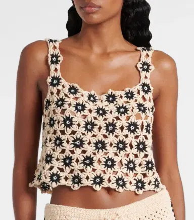 The Upside Luminary crochet crop top | Thumbnail 3