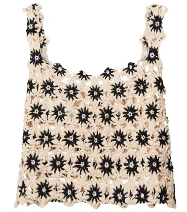 The Upside Luminary crochet crop top | Thumbnail 1