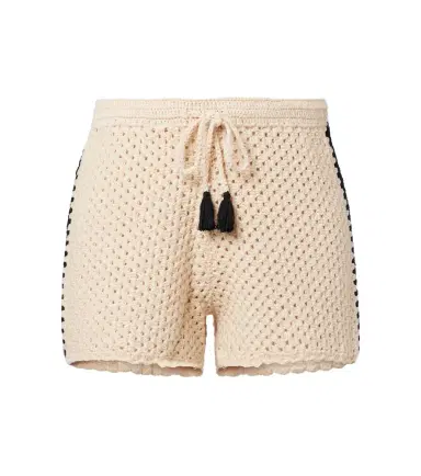 The Upside Luminary Hali crochet cotton shorts | Thumbnail 1